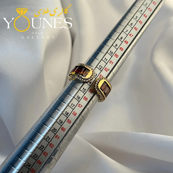 انگشتر طلا عقیق باگت